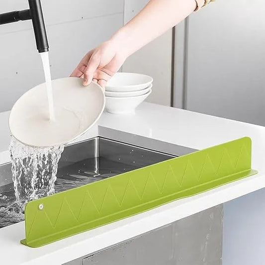 Silicone sink splash guard