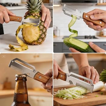Multifunctional Ultra-Sharp Vegetable & Fruit Peeler Cutter