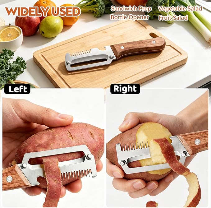 Multifunctional Ultra-Sharp Vegetable & Fruit Peeler Cutter