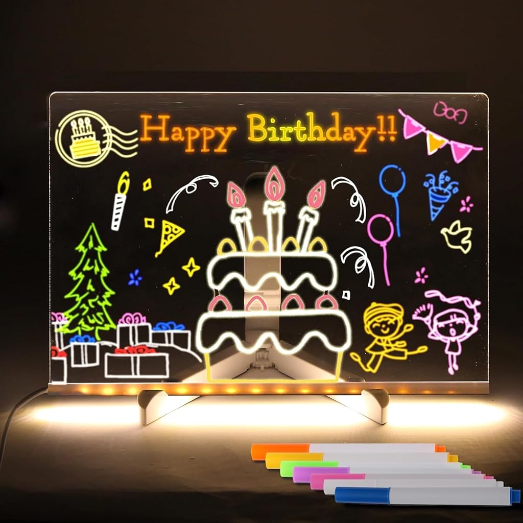 Rewritable LED Board on stand