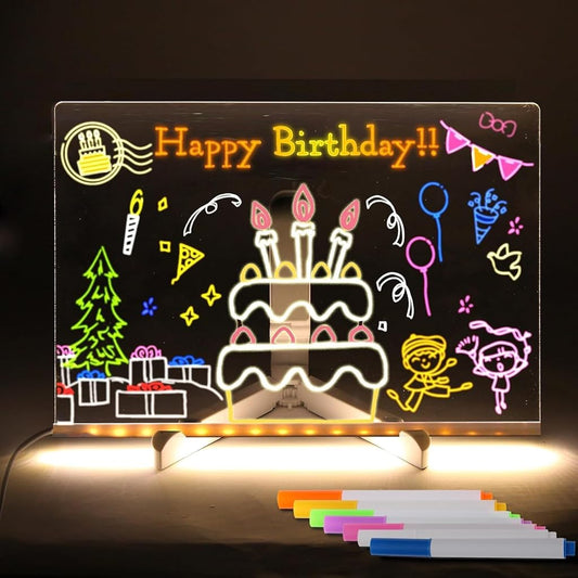 Rewritable LED Board on stand